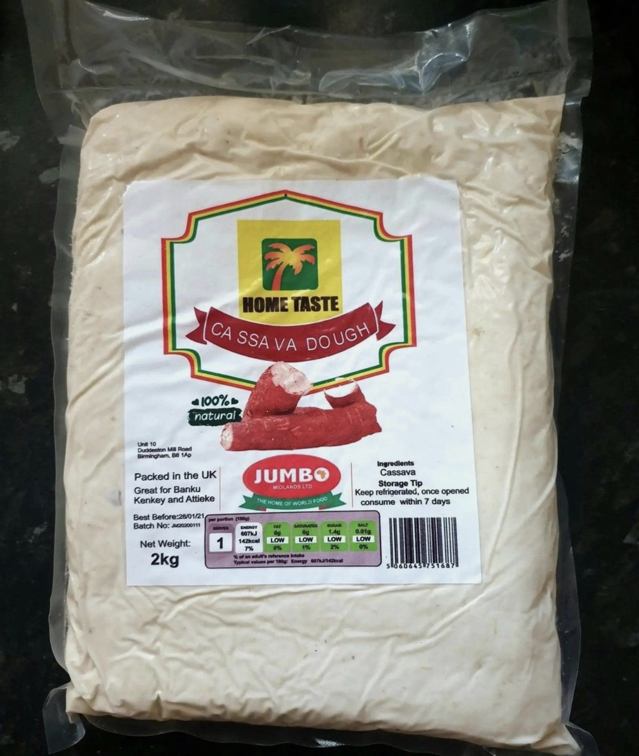 screenshot-12 Home Taste Cassave Dough 2kg - Image 1